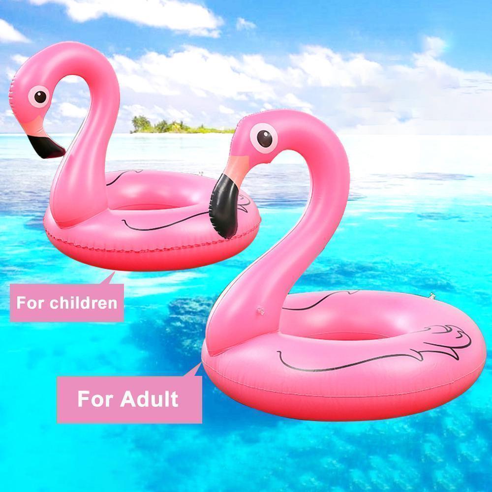 Avelena | Aufblasbarer Flamingo-Pool-Schwimmring