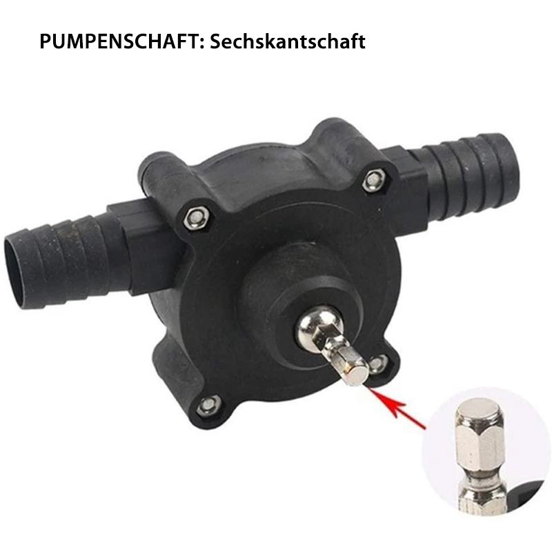Avelena | Selbstansaugende Wassertransferpumpe mit Handbohrantrieb