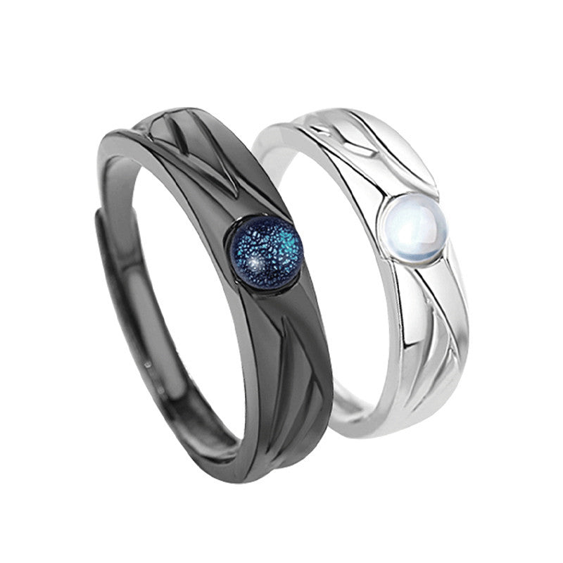 Avelena | 925 Sterling Silber Partner Ringe für Sie und Ihren Partner, Beste Geschenk für den Valentinstag