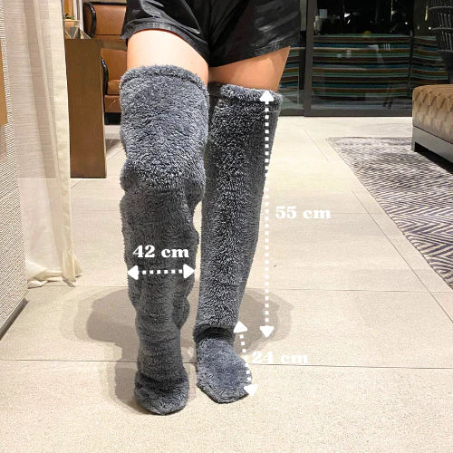 Avelena | SoftSocks - Plüschige warme lange Socken
