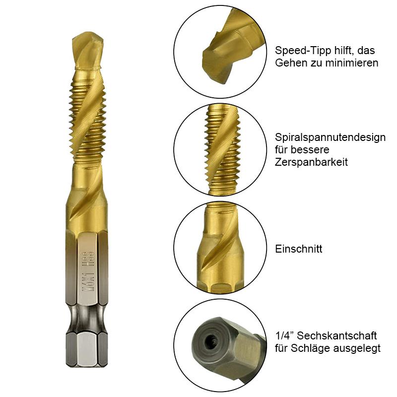 Avelena | 6-teiliges metrisches Gewindebohrer-Set