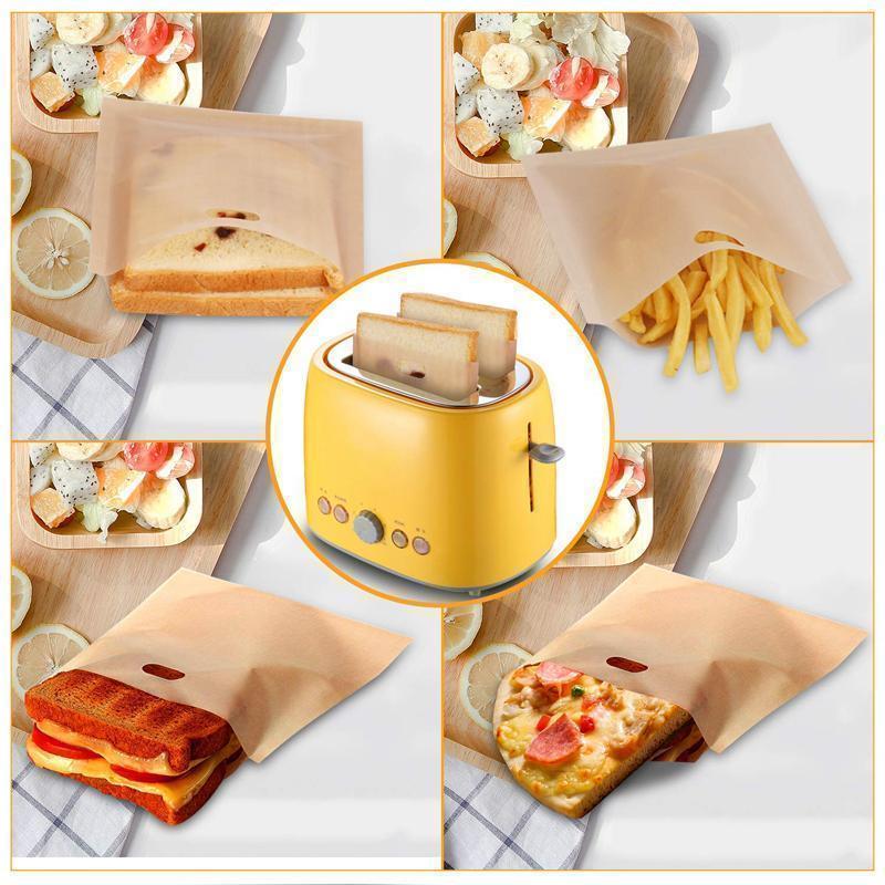 Avelena | Wiederverwendbare antihafte Toastabags, 5 Stücke