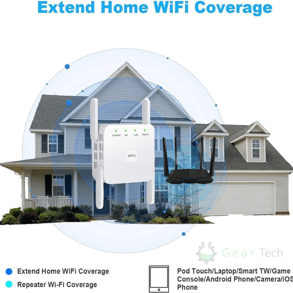 Avelena | WiFiBoost | Top WiFi Extender für schnellere, stärkere Verbindung