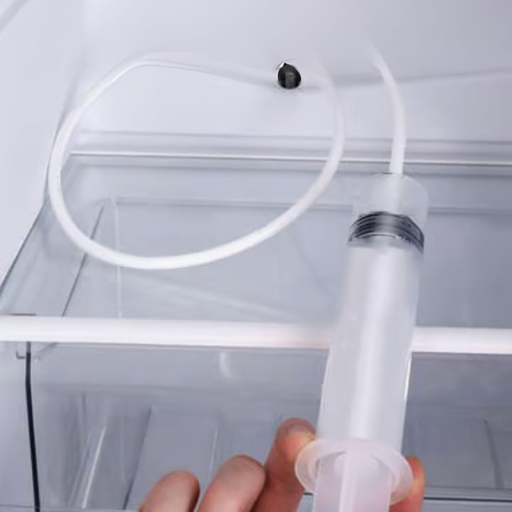 Avelena | Reinigungsset Kühlschrank & Abfluss | Flexible Bürste & Sprühflasche | Hygienische Tiefenreinigung
