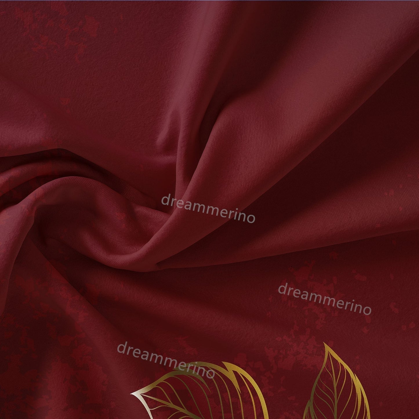 Avelena | RoseAllure - Romantisches Scharlachrose Bettbezug Set