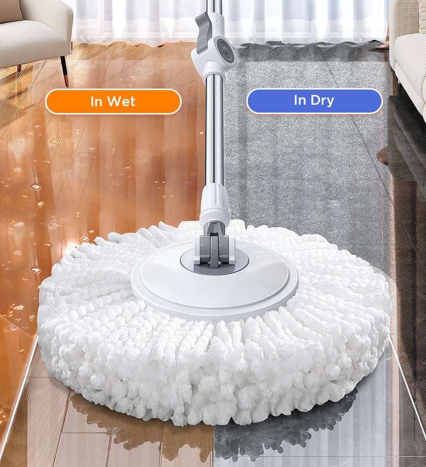 Avelena | 360° Drehbarer Wischmopp- und Eimer-Set mit Auswringsystem F63