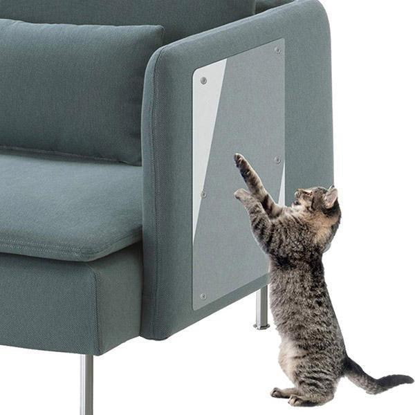 Avelena | Anti-Katzen-Kratzer Sofa-Schutz (2 Stück mit 10 Stiften)