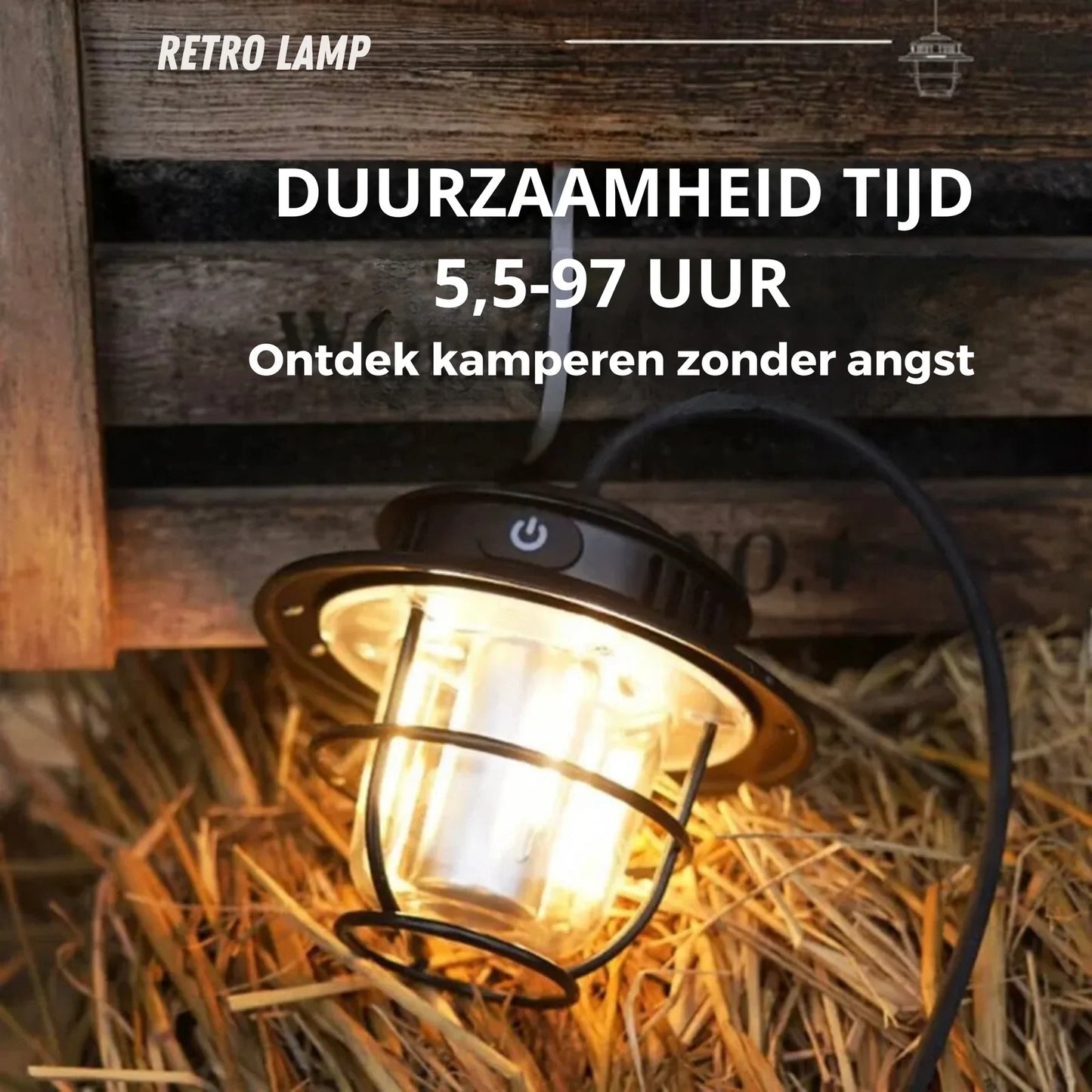 Avelena | Wiederaufladbare LED-Campinglampe