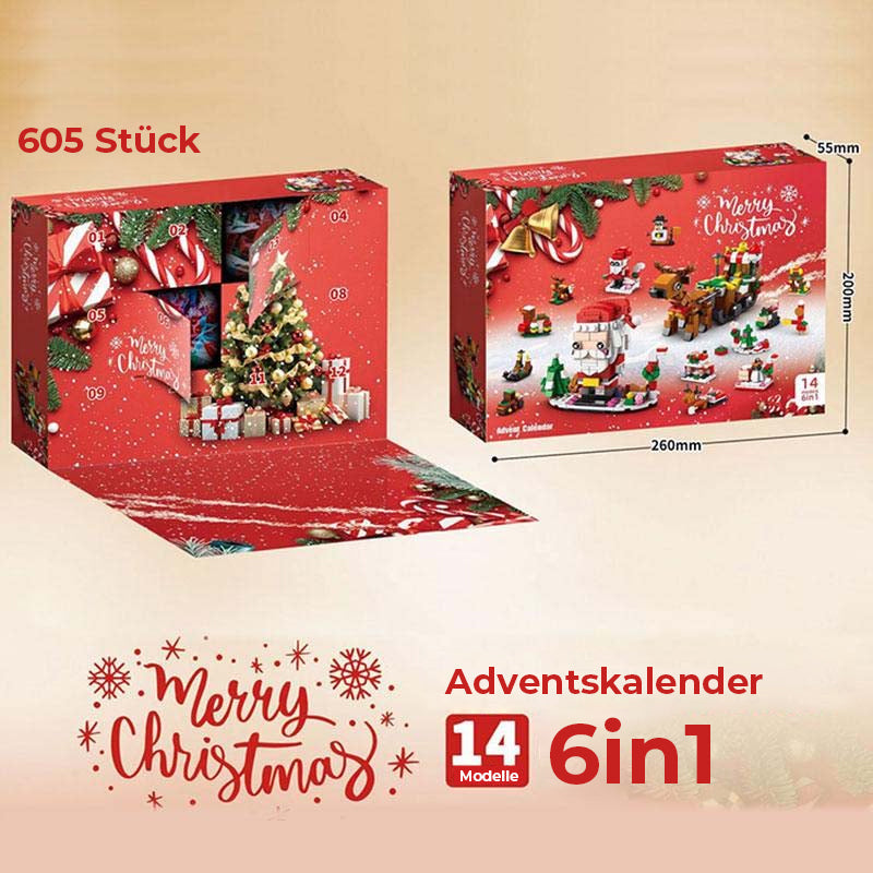 Avelena | 2024 Weihnachtsbaustein-Geschenkbox