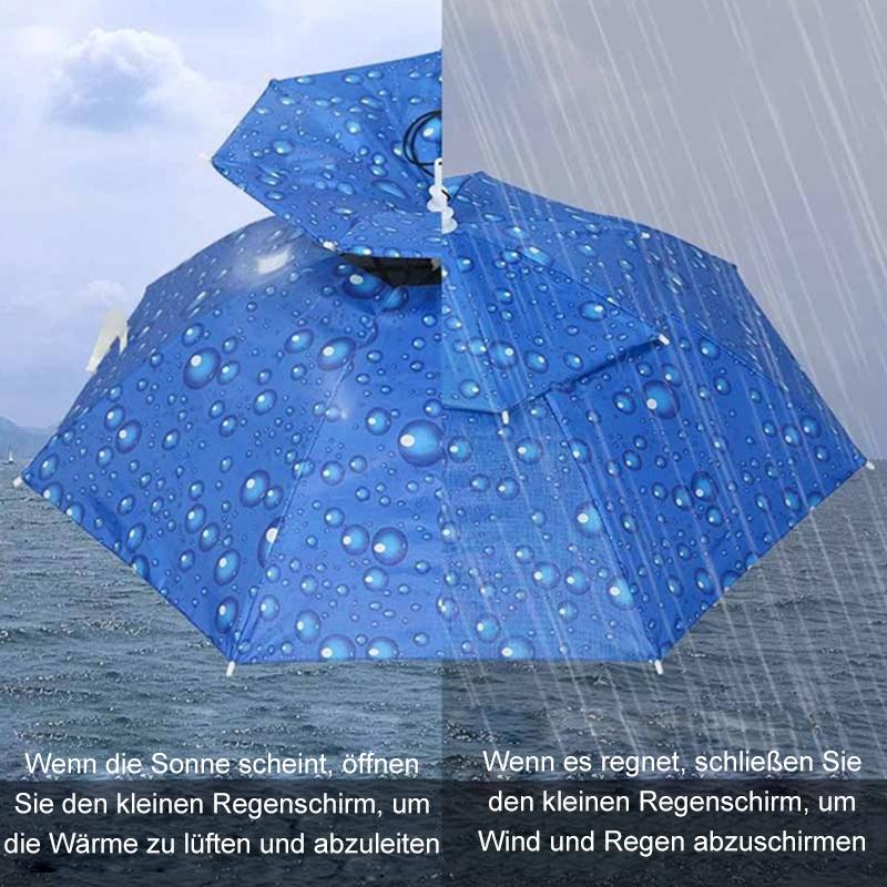 Avelena | Regenschirmhut für das Fischen und Gartenarbeit