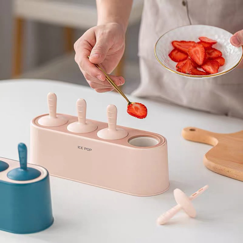 Avelena | Silikon Eis am Stiel Eiscreme Form Set
