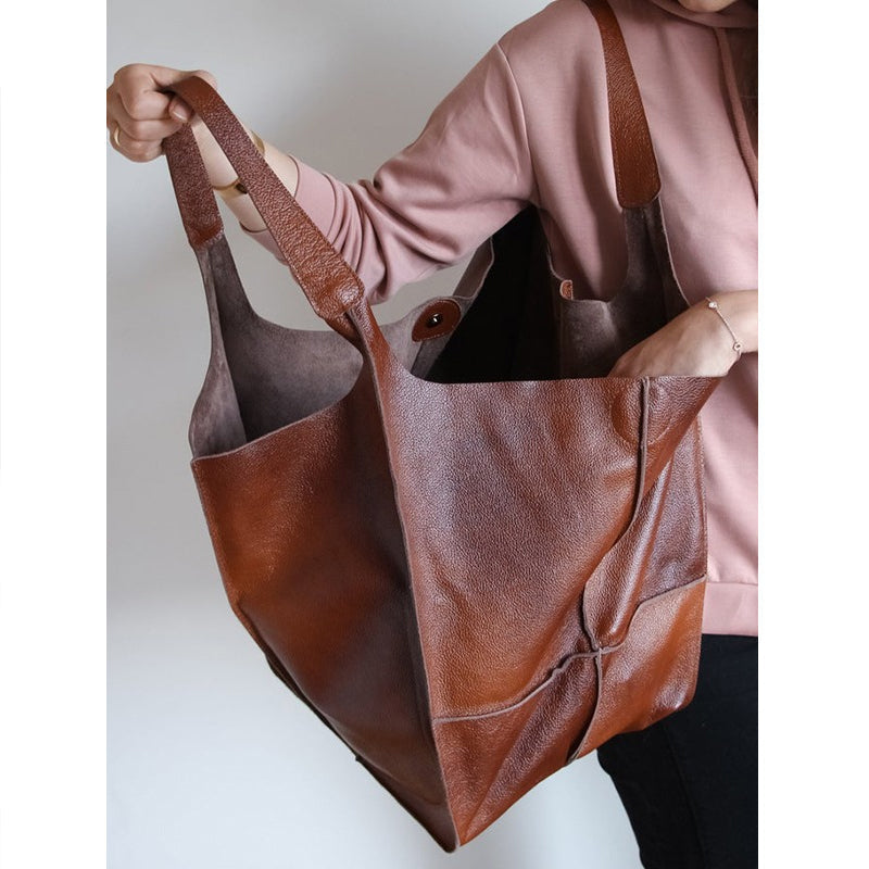 Avelena | Übergroße Weekender-Handtaschen Aus Leder