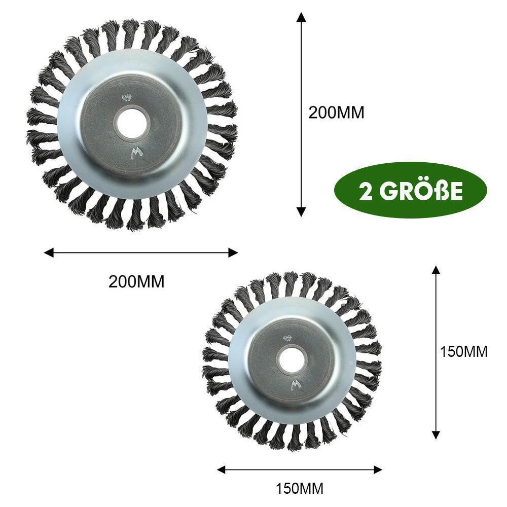 Avelena | Runde Twist Wire Wheel Bürste zum Bürsten- / Unkrautschneiden
