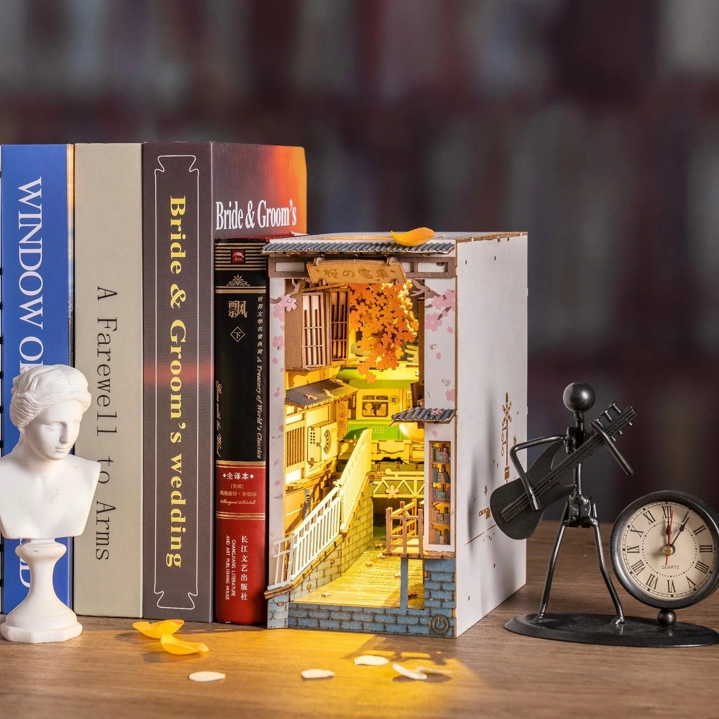 Avelena | 3D Holz Buch Ecke Puzzle