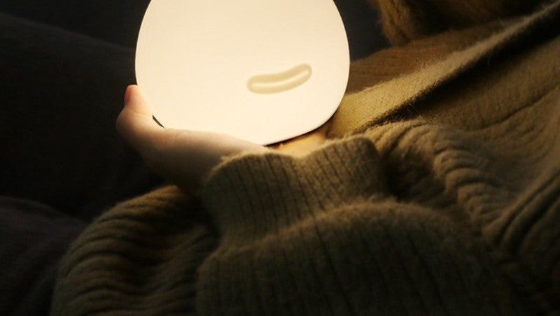 Avelena | Wiederaufladbare Schnecken-Nachtlicht für das Schlafzimmer mit Touch-Steuerung, automatischer Abschaltung, niedrigem Energieverbrauch und einstellbarer Helligkeit, für Büro, Schlafzimmer, Badezimmer und mehr