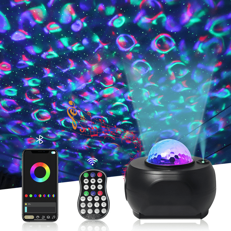 Avelena | StellarBeam - 5-in-1 Galaxy-Projektor mit Bluetooth-Lautsprecher