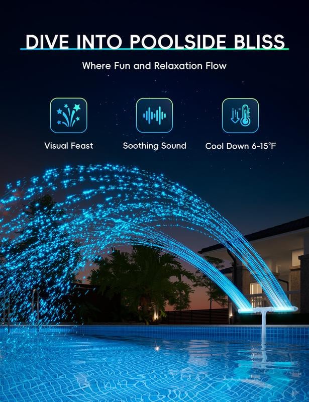 Avelena | SunSpray – Der leuchtende Wasserbogen für Ihren Sommertraum