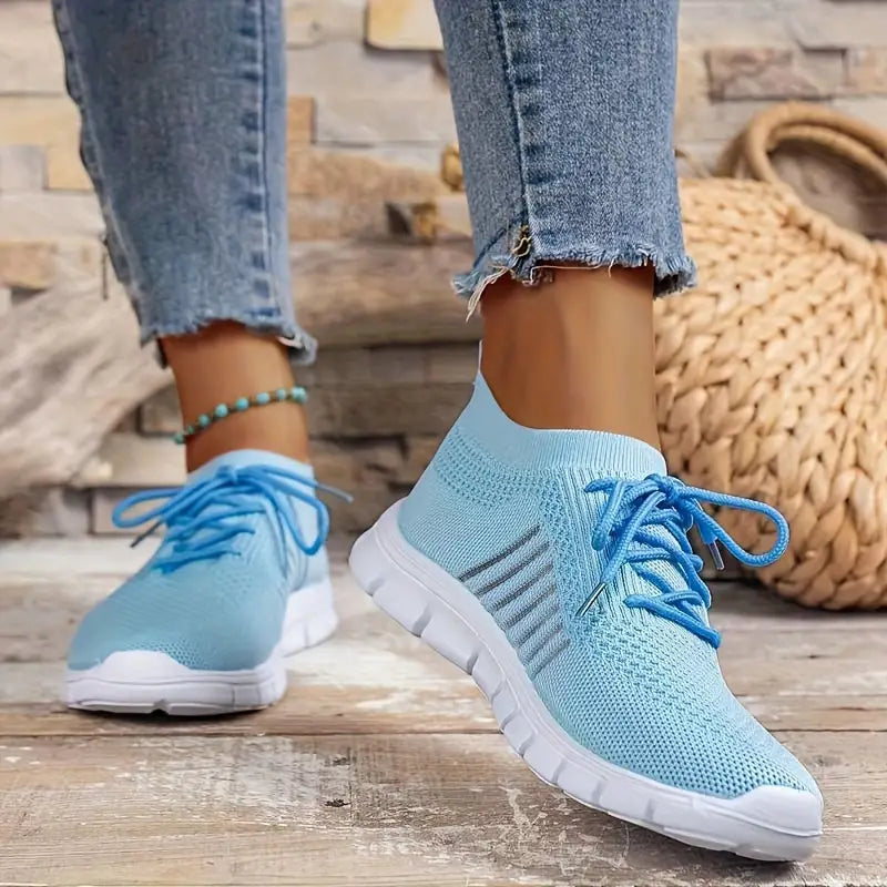 Avelena | Atmungsaktive Schnürsenkel Lauftrainer Turnschuhe