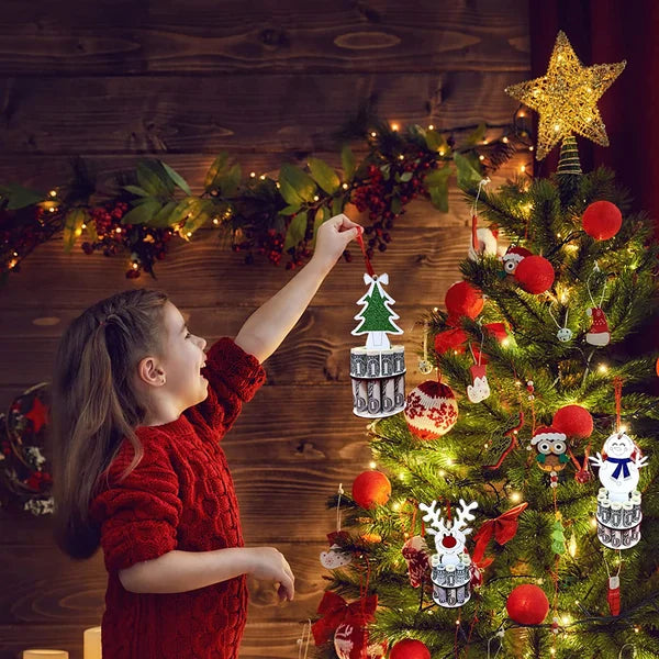 Avelena | Weihnachts Geldhalter Anhänger | Holz Ornament zum Aufhängen | Kreatives Geschenk für Kinder