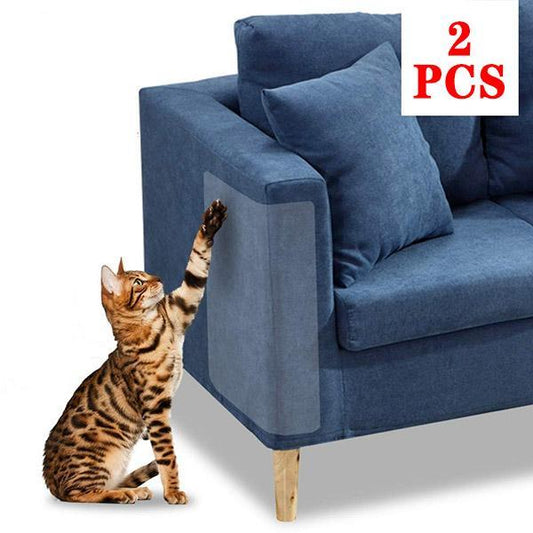 Avelena | Anti-Katzen-Kratzer Sofa-Schutz (2 Stück mit 10 Stiften)