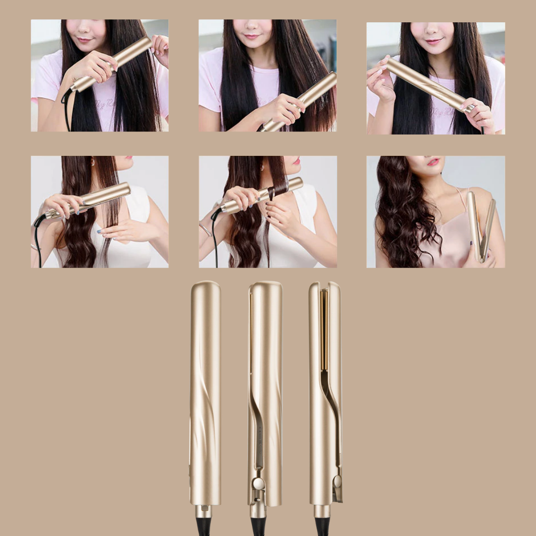 Avelena | ZwillingsStil 2-in-1-Hairstyler und Lockenstab