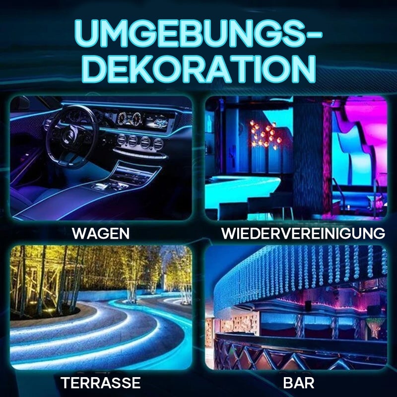 Avelena | 4-in-1 LED Atmosphärenlicht für Autos