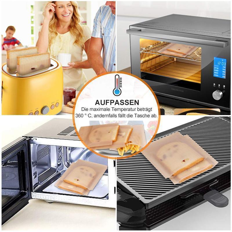 Avelena | Wiederverwendbare antihafte Toastabags, 5 Stücke
