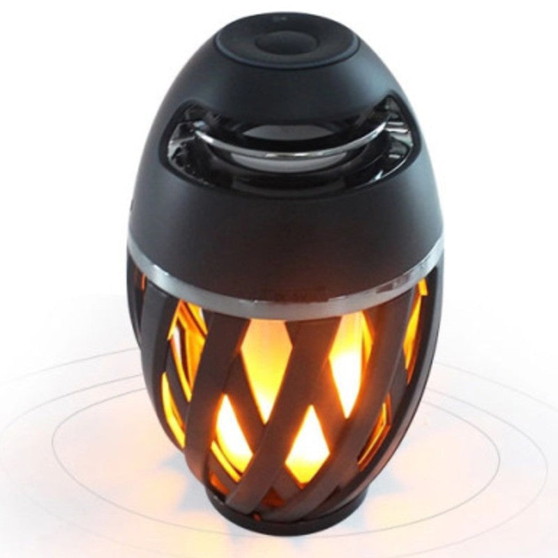 Avelena | Wiederaufladbare LED-Flammenlampe Bluetooth-Lautsprecher, Beste Geschenk für Neujahr, Valentinstag, Hochzeit & mehr