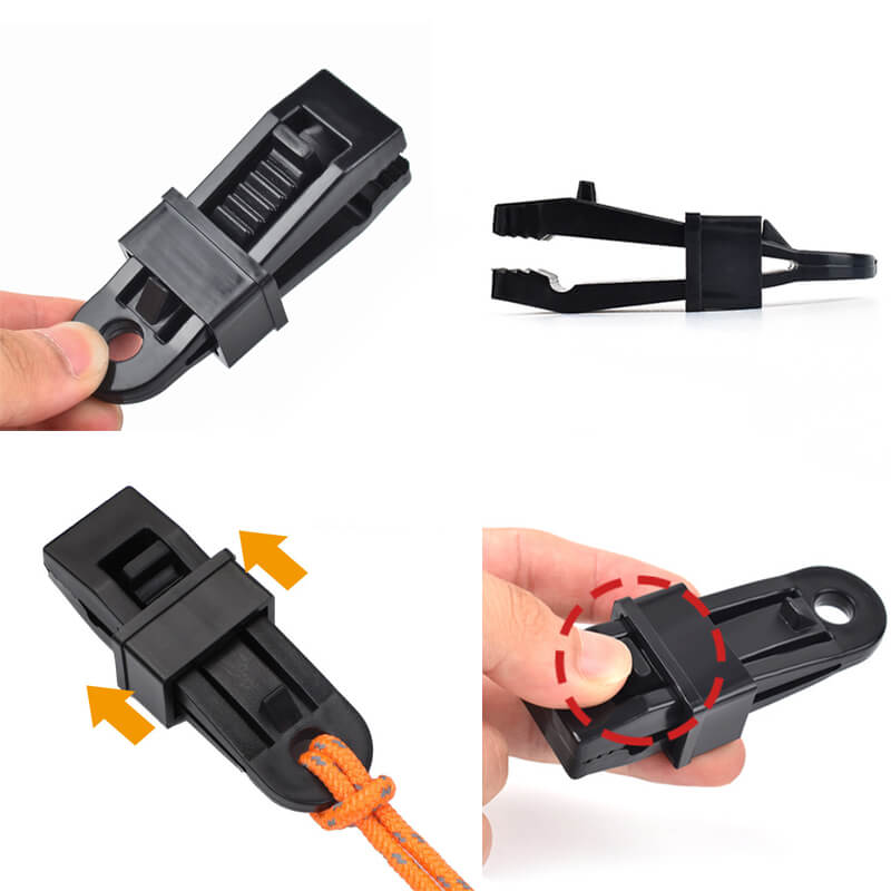 Avelena | Plastikclips für Zelt