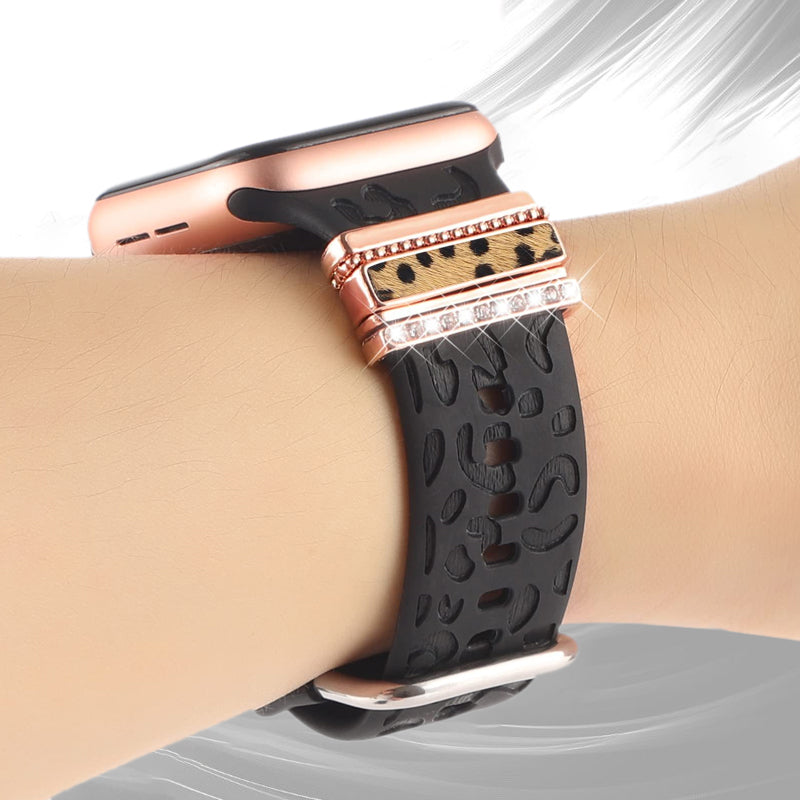 Avelena | Apple Watch Band mit Metallbesatz