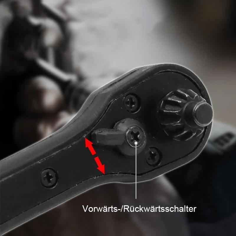 Avelena | 2 in 1 Bohrfutter-Ratschenschlüssel
