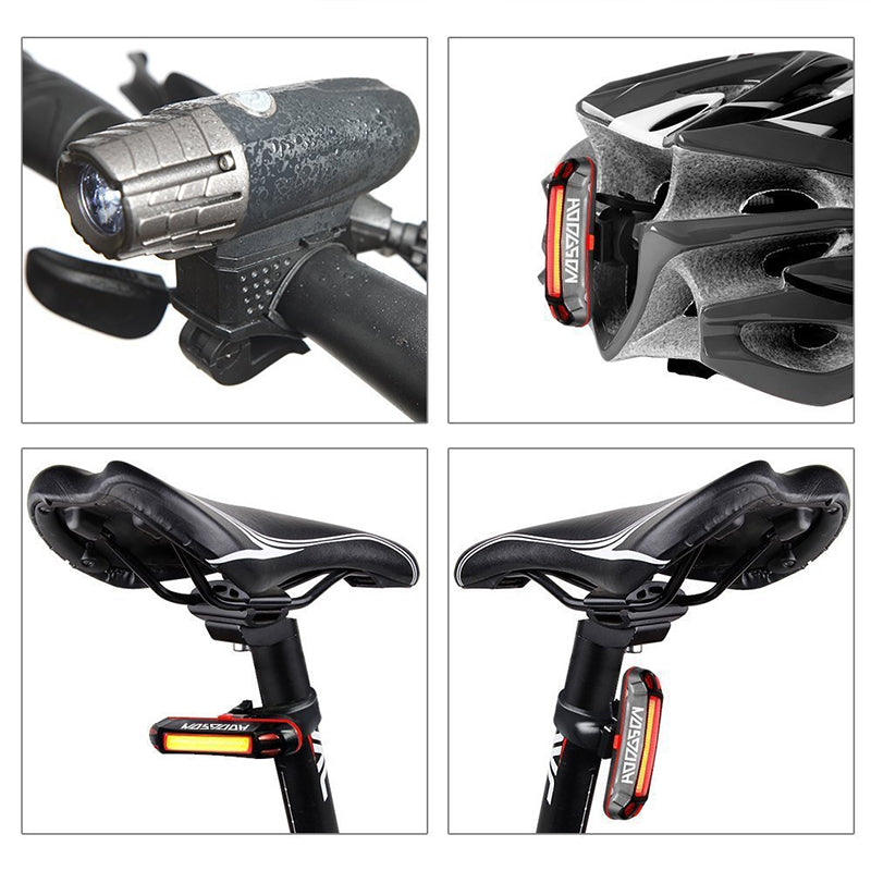 Avelena | Wiederaufladbares Fahrradlicht-Set