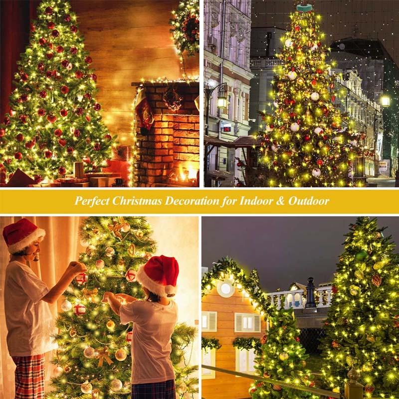 Avelena | Weihnachtsbaum Wasserfalllichter mit Ring