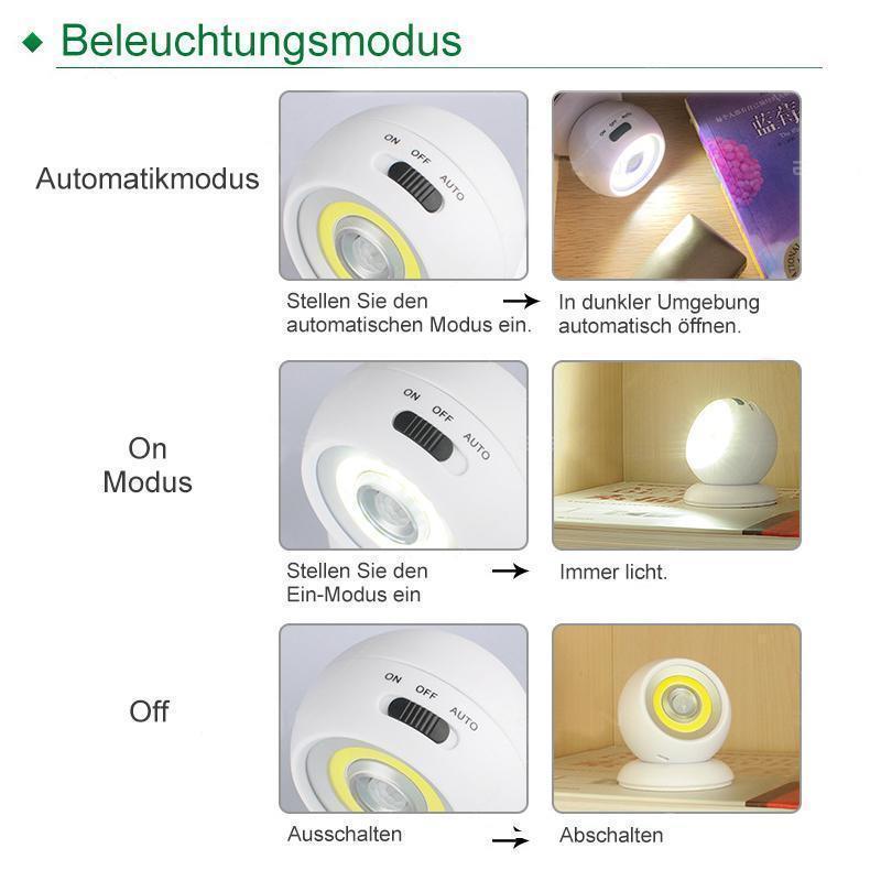 Avelena | Abnehmbares LED-Sensorlicht mit USB-Aufladung