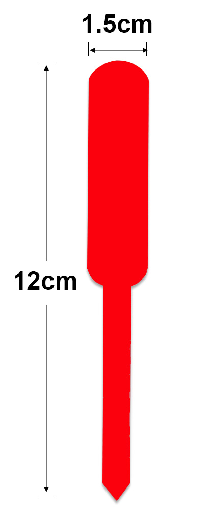 Avelena | Bunte Pflanzenstecker aus Kunststoff – Wetterfest & Wiederbeschreibbar