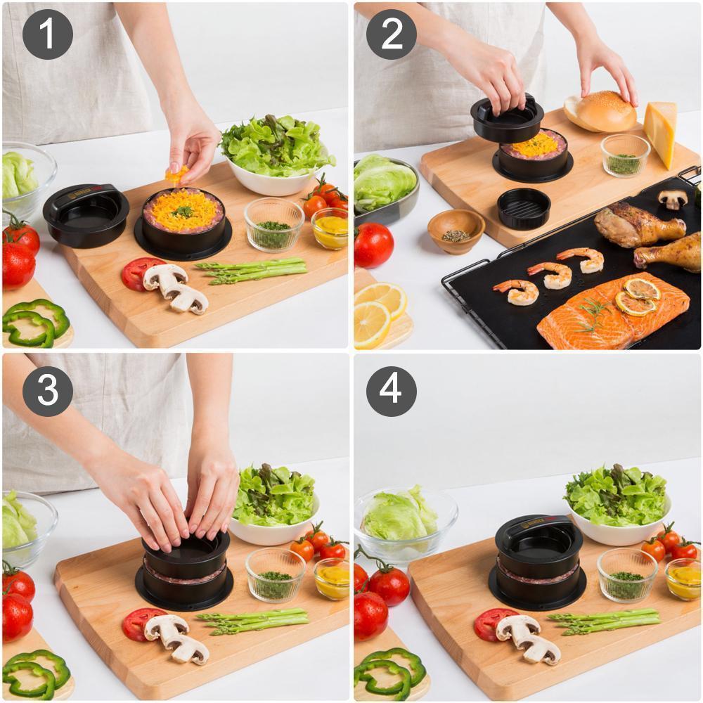 Avelena | 1-2-3 Burger Presse Patty Maker
