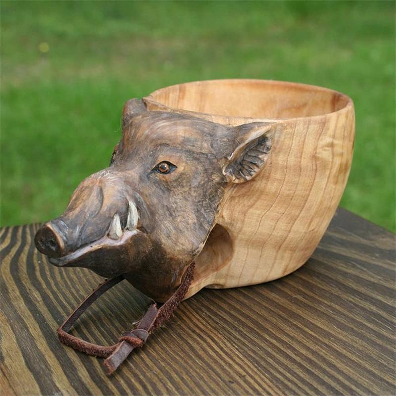 Avelena | Tierische Outdoor-Holzbecher