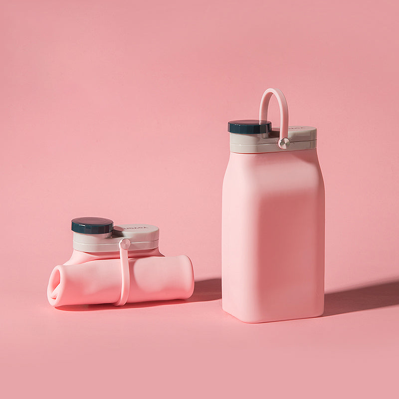 Avelena | Tragbare Silikon-Wasserflasche, mit hitzebeständigem Design, leicht zu reinigen, faltbar, große Kapazität und lebensmittelechtem Silikon, für Reisen, Sport, Camping und mehr
