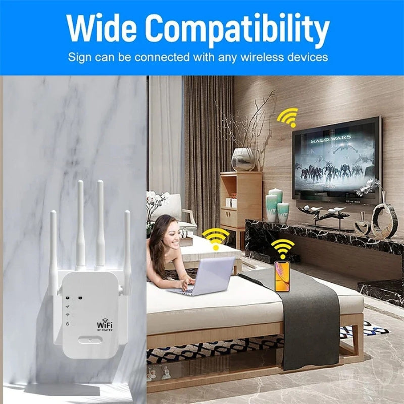 Avelena | WaveLink | WiFi Repeater – Stabile Abdeckung für das gesamte Zuhause