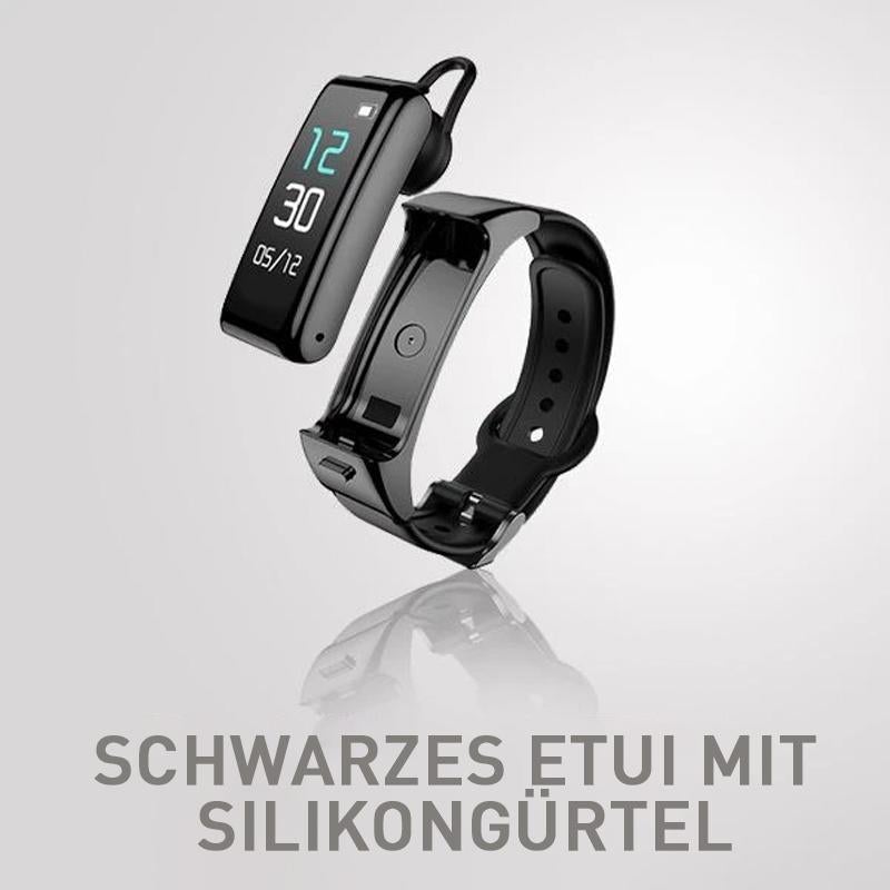 Avelena | 2-in-1-Smart-Armband mit Bluetooth-Kopfhörern