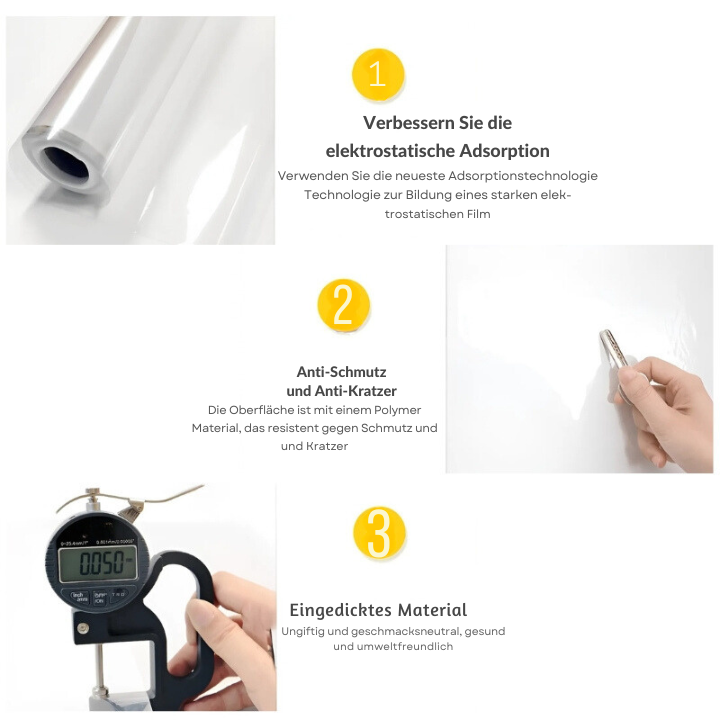 Avelena | Umweltfreundliche elektrostatisch absorbierende Wandschutzfolie