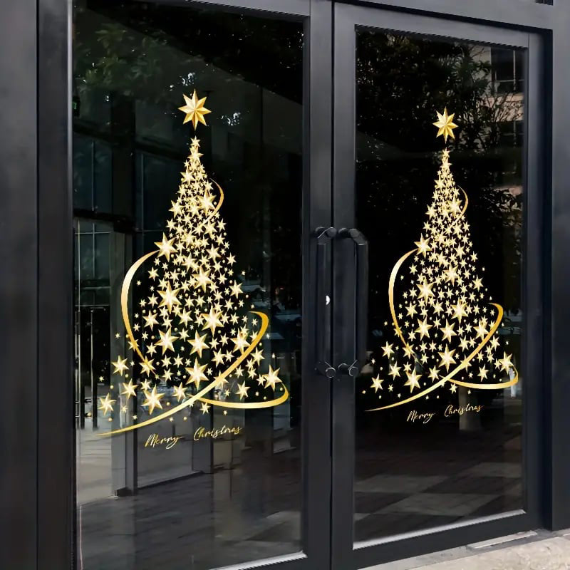 Avelena | Weihnachtsbaum-Fensteraufkleber