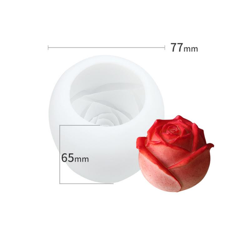 Avelena | 3D Silikon Rosenform Eiswürfelform