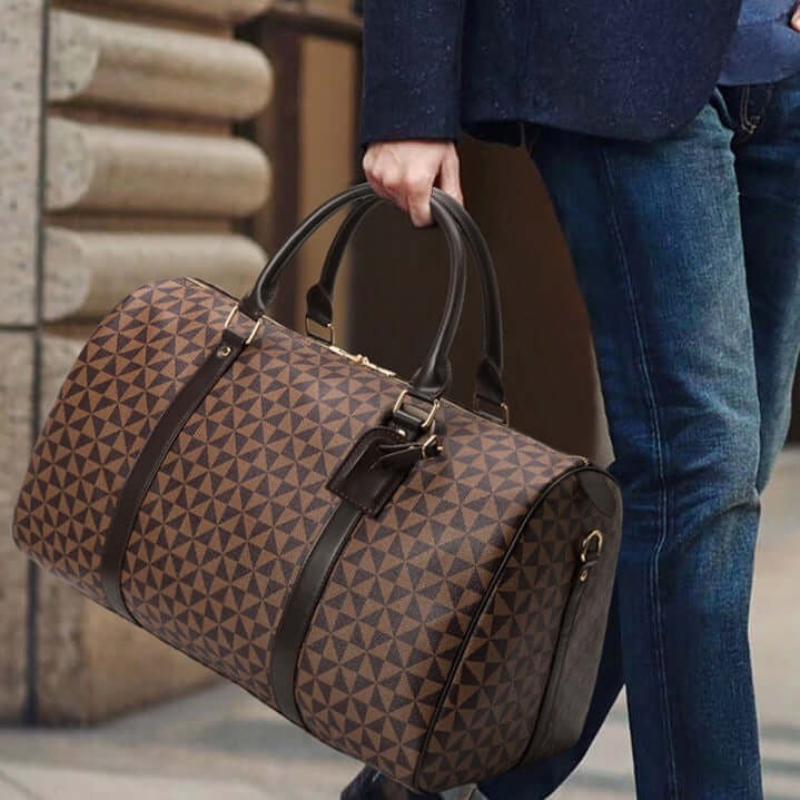 Avelena | Westman – Premium Leder Unisex Reisetasche Stylischer Duffle Bag