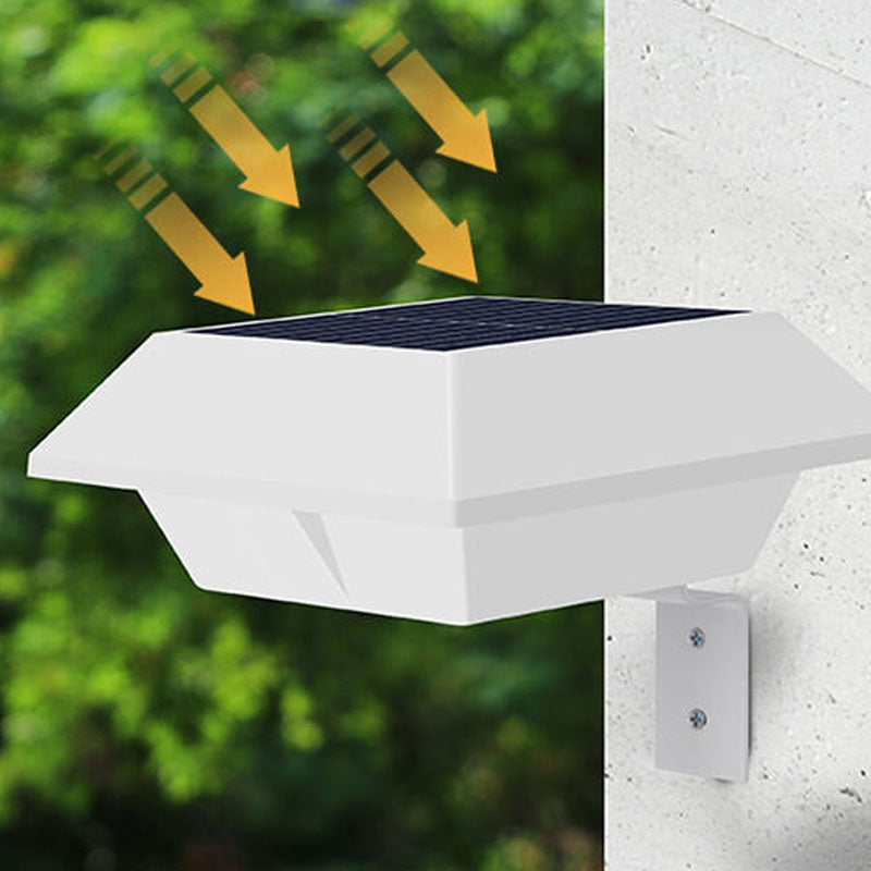 Avelena | Solar UFO Form Design Zaunlicht LED Außen Wandlampe