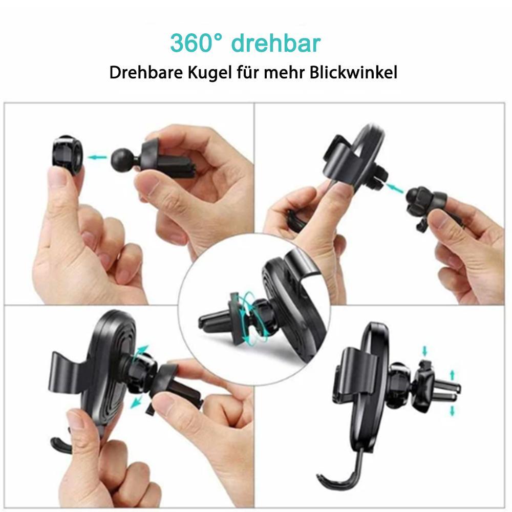Avelena | 3 in 1 Kabelloses Ladegerät und Autotelefonhalter
