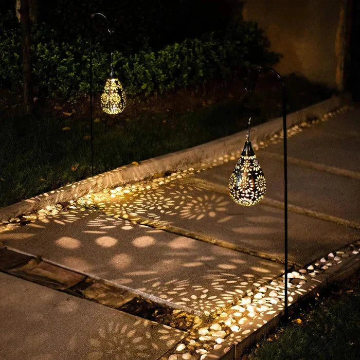 Avelena | Solarbetriebene & Wetterbeständige Gartenlampe im Blumendesign – Für Stilvolle Außenbeleuchtung