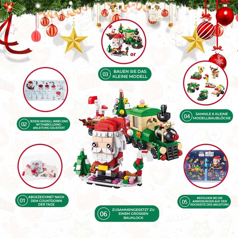 Avelena | 2024 Weihnachtsbaustein-Geschenkbox