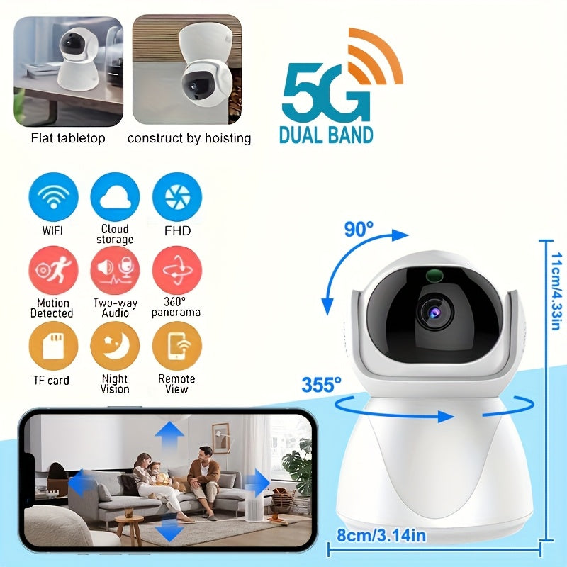 Avelena | WatchGuard | Innenraum-Wi-Fi-Kamera mit automatischer Tonverfolgung
