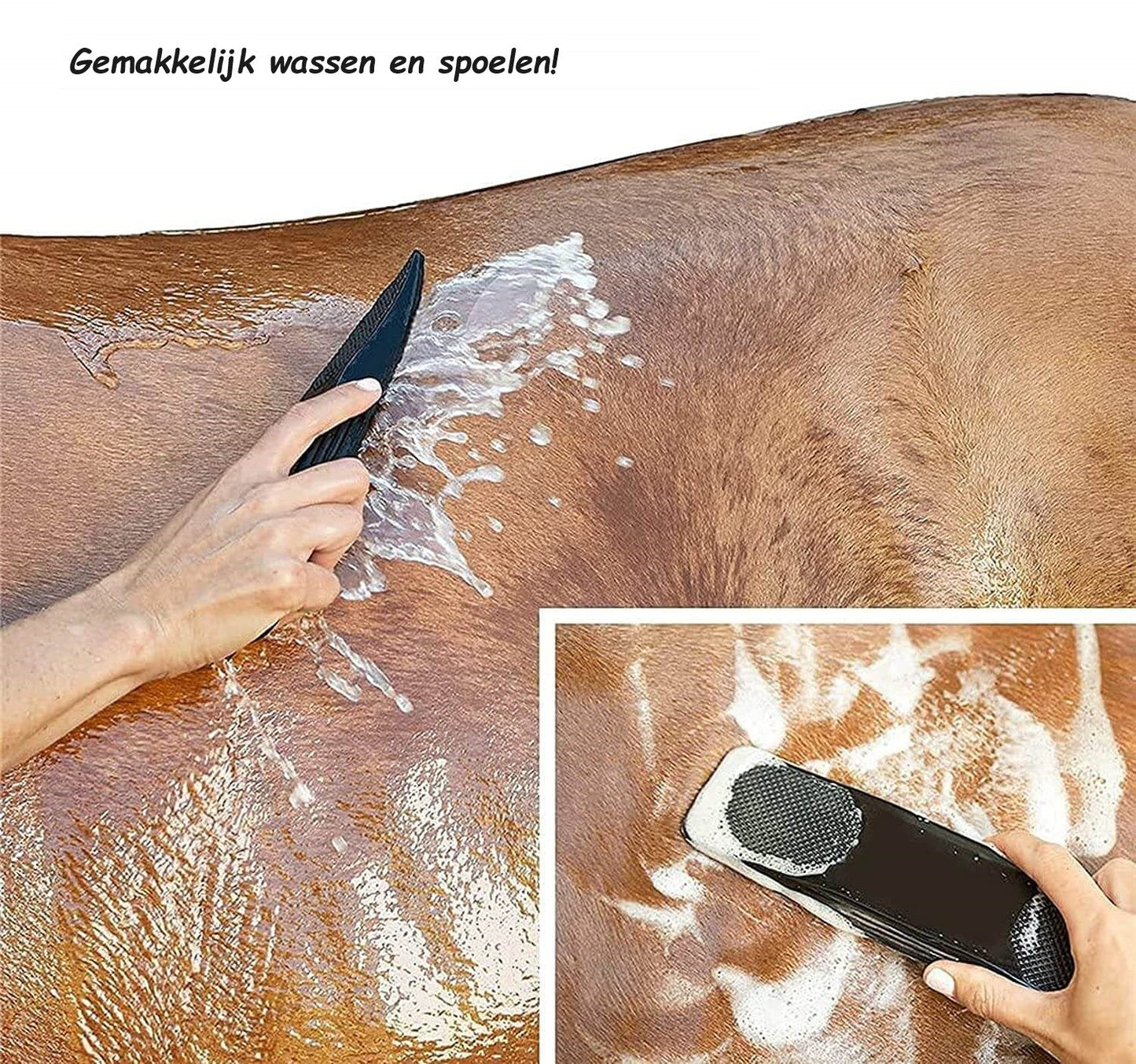 Avelena | 6-in-1 Pferdepflegebürste - EquiGlow